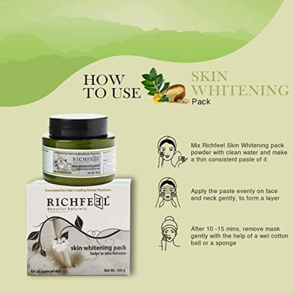 Richfeel Naturals Skin Whitening Pack 100gm